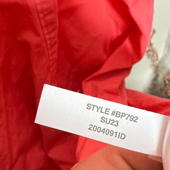 J. CREW Fitted Lightweight Chino Dress in Papaya Pink Sz 20 {R22} - Picture 6 of 6